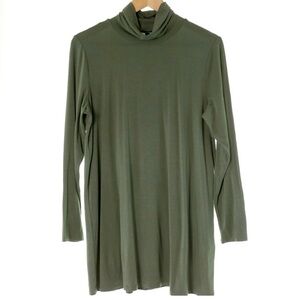 Eileen Fisher turtleneck cypress green 2X